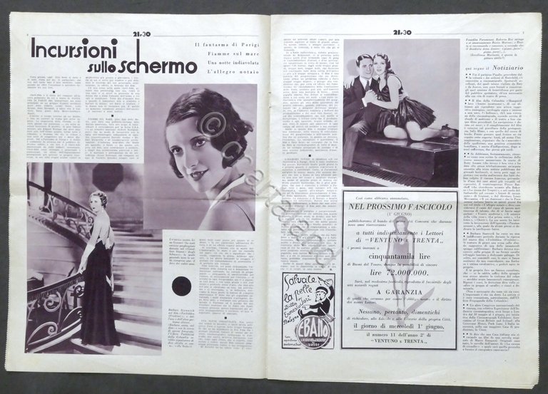 Rivista Teatro Cinema - Ventuno e Trenta 21 e 30 …