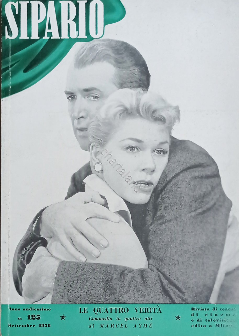 Rivista Teatro Cinema Televisione Milano - Sipario N. 125 Stewart …