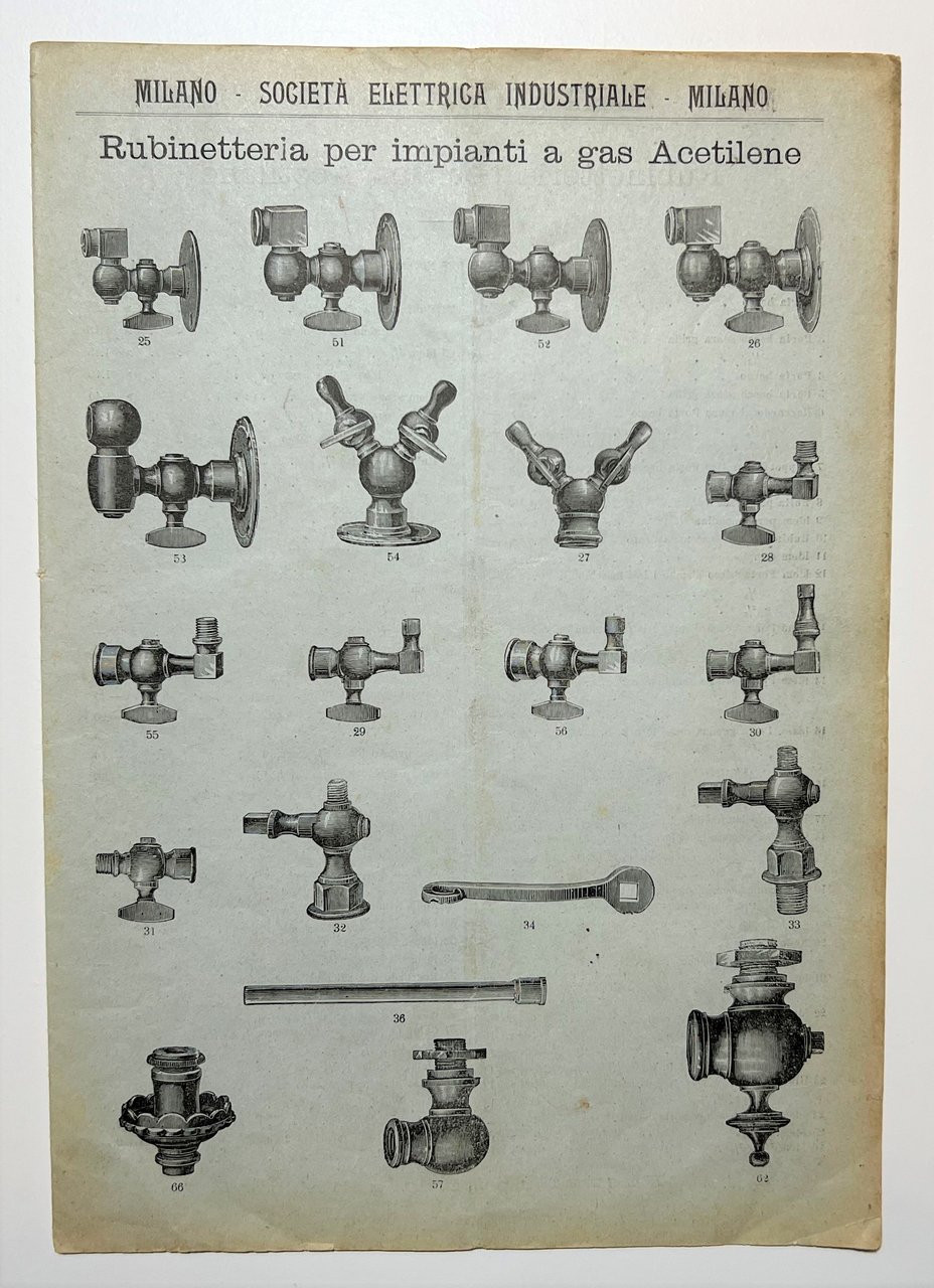 Rivista Tecnico Economica Illustrata - Luce e Calore Già Acetilene …