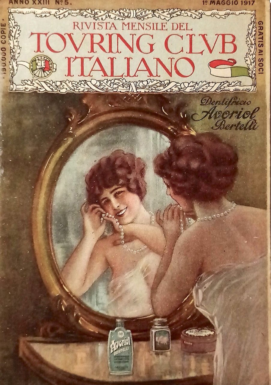 Rivista Touring Club Italiano N. 5 - 1917 Pubbl. Dentifricio … | Immagine principale