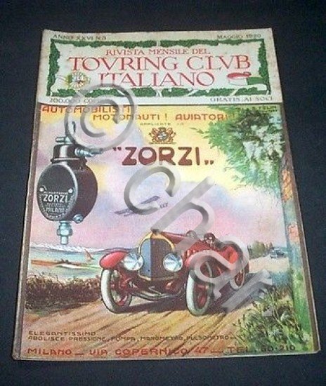 Rivista Touring Club Italiano TCI n. 5 - 1920 Felin