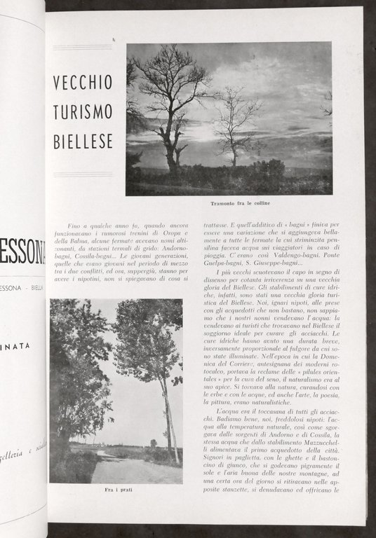 Rivista Vie del Biellese - Biella 1962 Turismo Sport Curiosità …