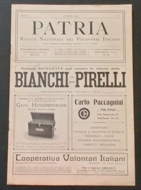 Rivista Volontari Italiani - Patria - N° 1 - Marzo … | Immagine principale