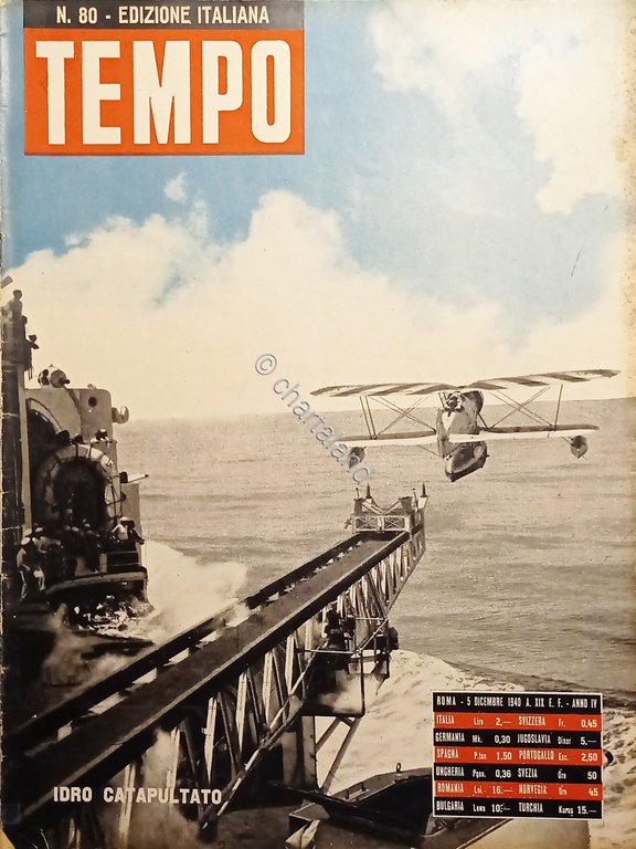 Rivista WWII - Tempo N. 80 - Idro catapultato - …