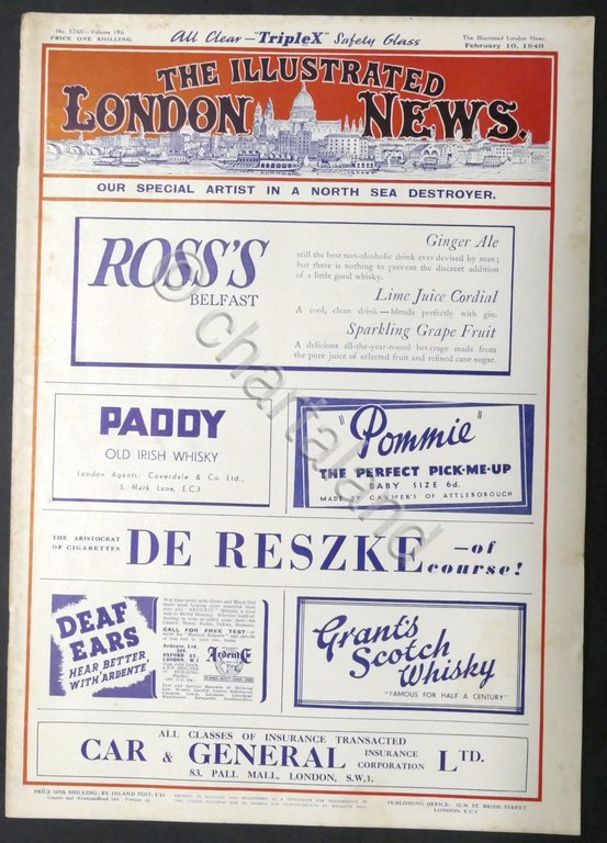 Rivista WWII - The Illustrated London News - N. 5260 …