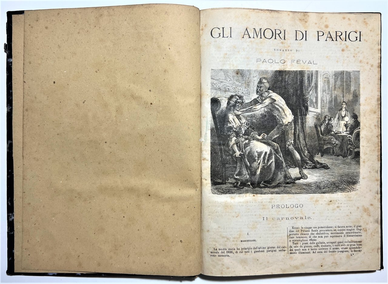 Romanzo - P. Féval - Gli Amori di Parigi - …