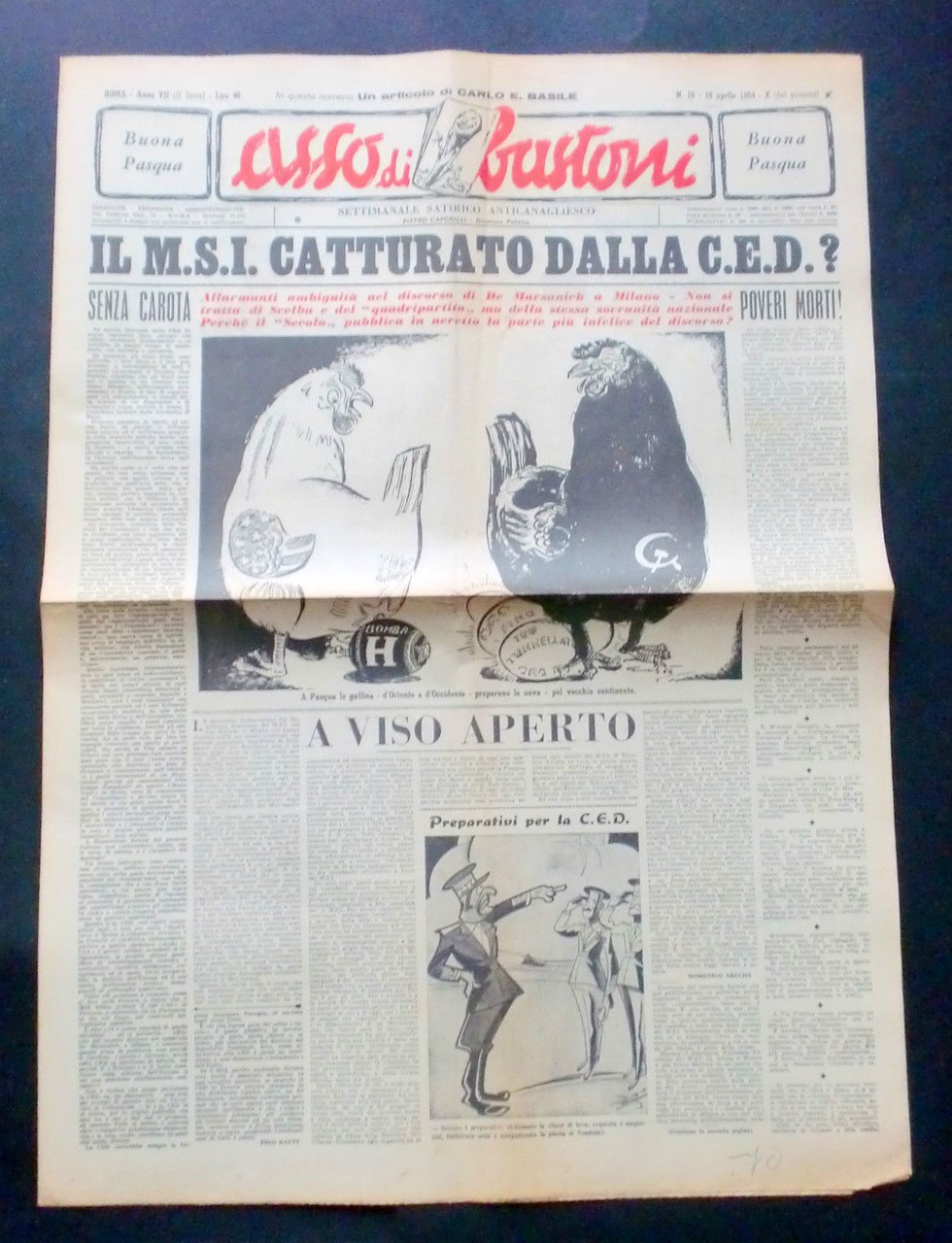 RSI - MSI - Giornale Asso di Bastoni - Anno … | Immagine principale