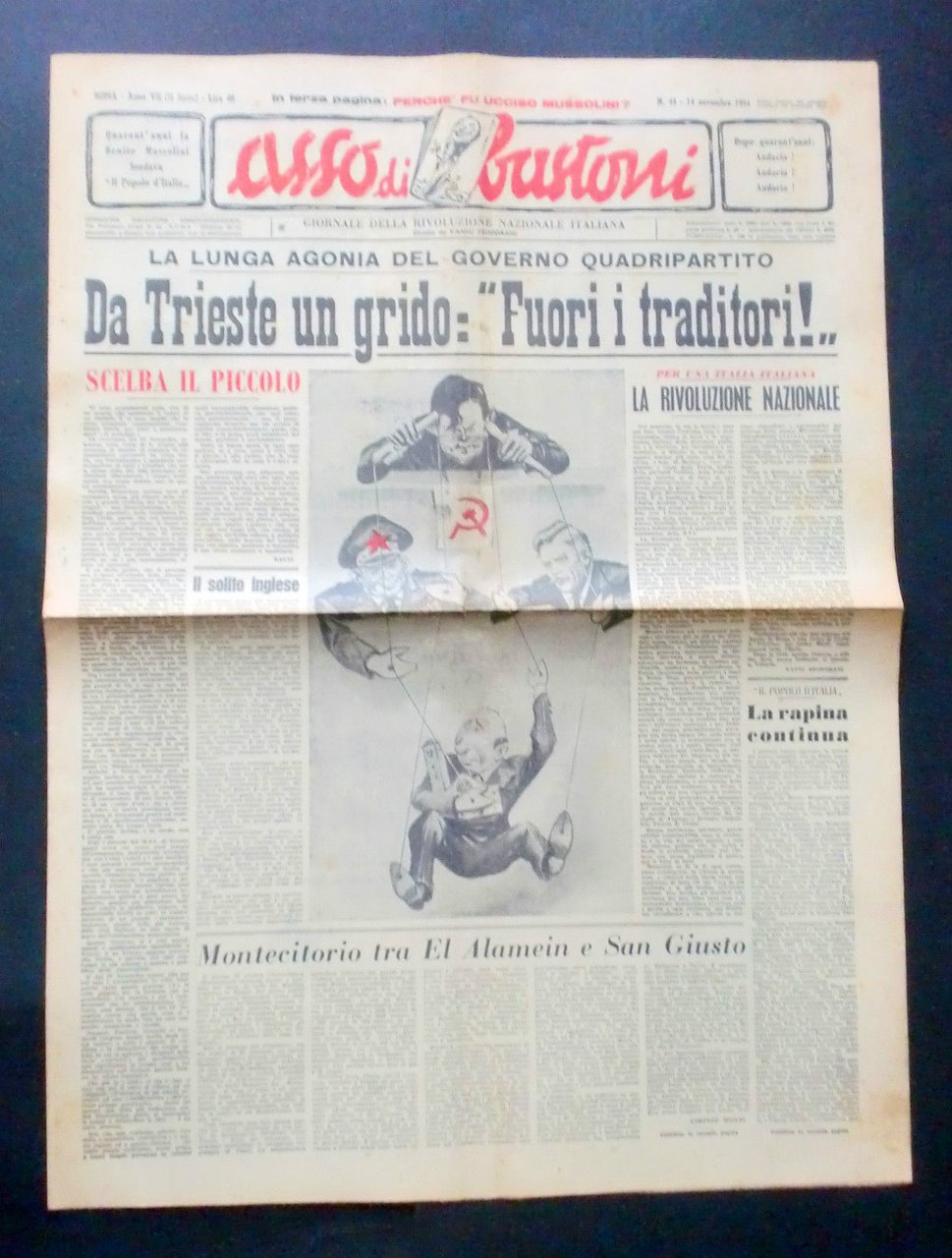 RSI - MSI - Giornale Asso di Bastoni - Anno … | Immagine principale