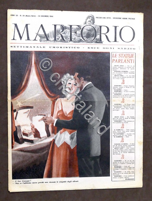 Satira - Marforio Settimanale umoristico di Roma - Anno 53 …