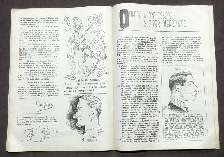 Satira Goliardia - Giornale Gioberteide - Liceo Gioberti Torino - …