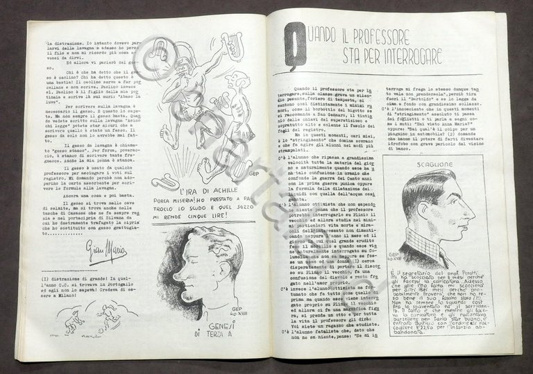 Satira Goliardia - Giornale Gioberteide - Liceo Gioberti Torino - …