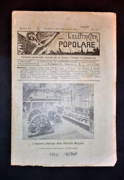 Scienza e Tecnica - Elettrotecnica - L'elettricità popolare - N. 117 - Anno VI