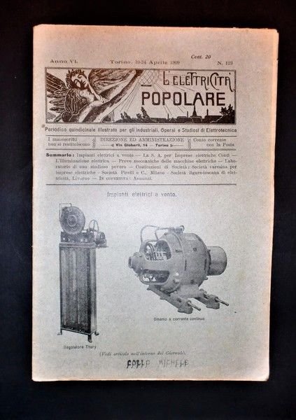 Scienza e Tecnica - Elettrotecnica - L'elettricità popolare - N. 123 - Anno VI