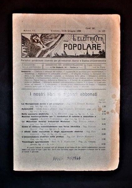 Scienza e Tecnica - Elettrotecnica - L'elettricità popolare - N. 127 - Anno VI