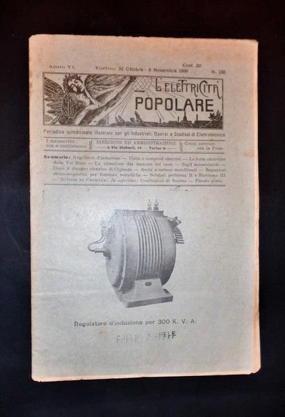 Scienza e Tecnica - Elettrotecnica - L'elettricità popolare - N. 136 - Anno VI