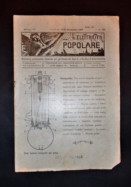 Scienza e Tecnica - Elettrotecnica - L'elettricità popolare - N. 137 - Anno VI