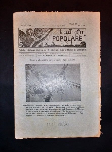 Scienza e Tecnica - Elettrotecnica - L'elettricità popolare - N. 147 - Anno VII