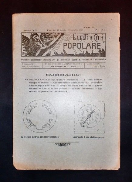 Scienza e Tecnica - Elettrotecnica - L'elettricità popolare - N. 156 - Anno VII