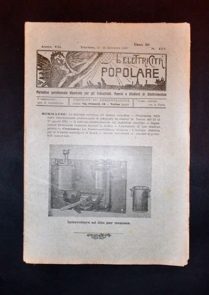 Scienza e Tecnica - Elettrotecnica - L'elettricità popolare - N. 157 - Anno VII