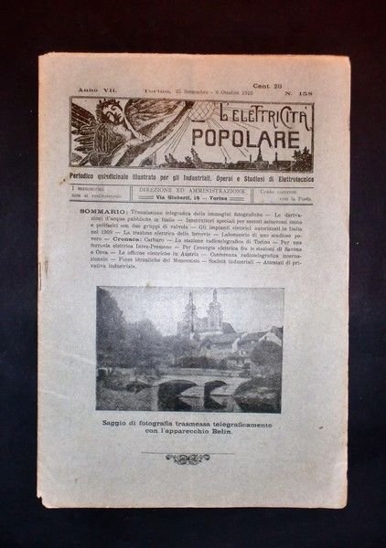 Scienza e Tecnica - Elettrotecnica - L'elettricità popolare - N. 158 - Anno VII
