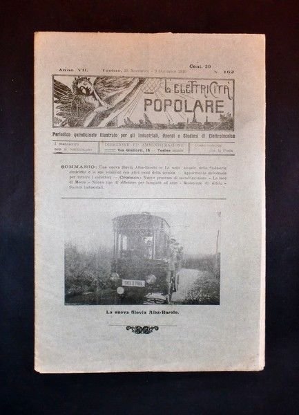 Scienza e Tecnica - Elettrotecnica - L'elettricità popolare - N. 162 - Anno VII