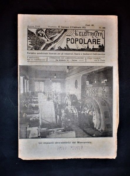 Scienza e Tecnica - Elettrotecnica - L'elettricità popolare - N. 166 - Anno VIII