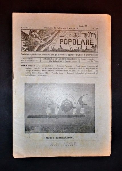 Scienza e Tecnica - Elettrotecnica - L'elettricità popolare - N. 168 - Anno VIII