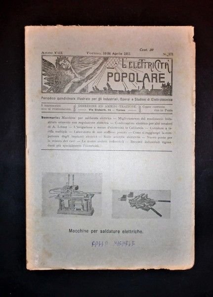 Scienza e Tecnica - Elettrotecnica - L'elettricità popolare - N. … | Immagine principale