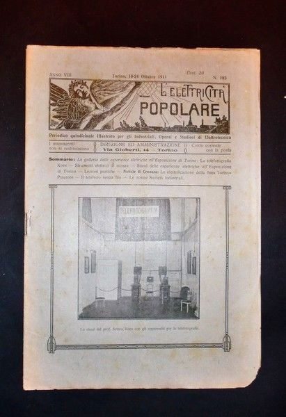 Scienza e Tecnica - Elettrotecnica - L'elettricità popolare - N. 183 - Anno VIII