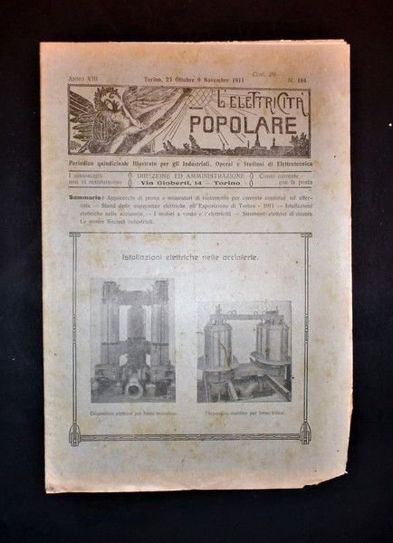 Scienza e Tecnica - Elettrotecnica - L'elettricità popolare - N. 184 - Anno VIII