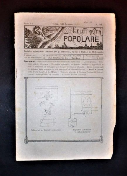 Scienza e Tecnica - Elettrotecnica - L'elettricità popolare - N. 185 - Anno VIII