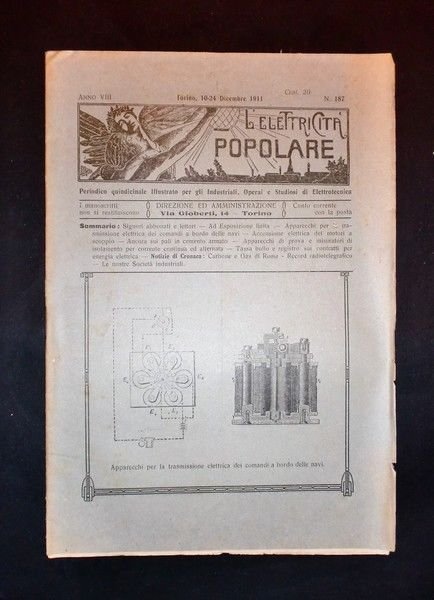 Scienza e Tecnica - Elettrotecnica - L'elettricità popolare - N. 187 - Anno VIII