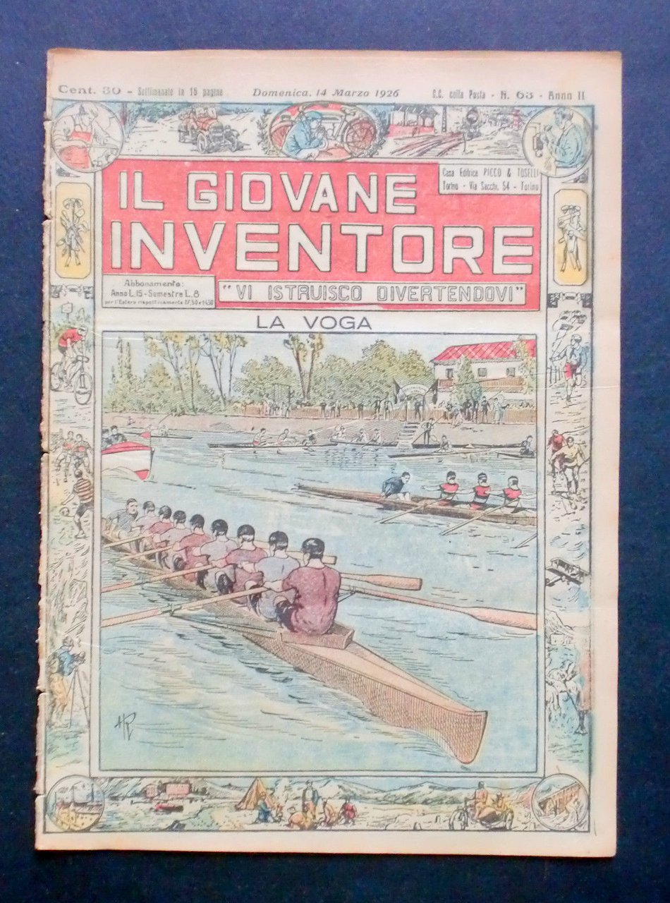 Scienza e Tecnica - Il Giovane Inventore - La Voga … | Immagine principale