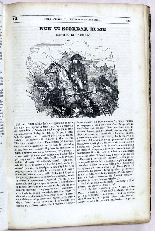 Scienza Rivista Museo scientifico, letterario, artistico - Annata completa 1843 | Immagine Gallery 4