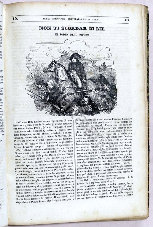 Scienza Rivista Museo scientifico, letterario, artistico - Annata completa 1843 | Immagine Gallery 5