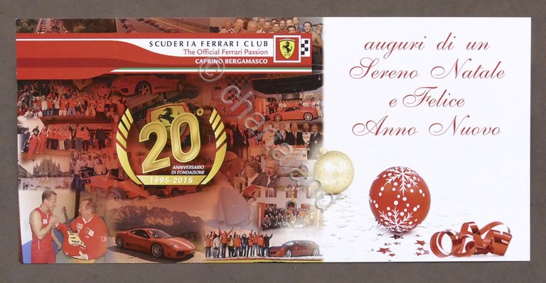 Scuderia Ferrari Club Caprino Bergamasco - Biglietto Auguri di Natale …