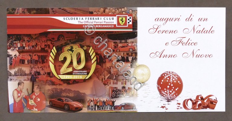 Scuderia Ferrari Club Caprino Bergamasco - Biglietto Auguri di Natale …