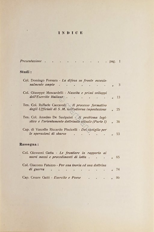 Scuola di Guerra - Bollettino d'Informazioni N. 1 Gennaio - …