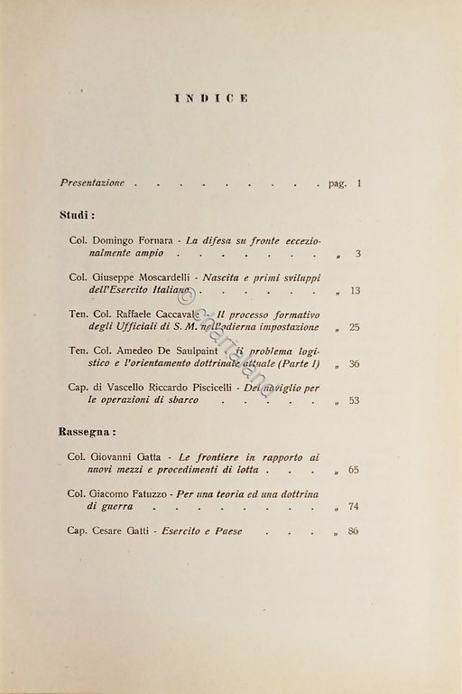 Scuola di Guerra - Bollettino d'Informazioni N. 1 Gennaio - …