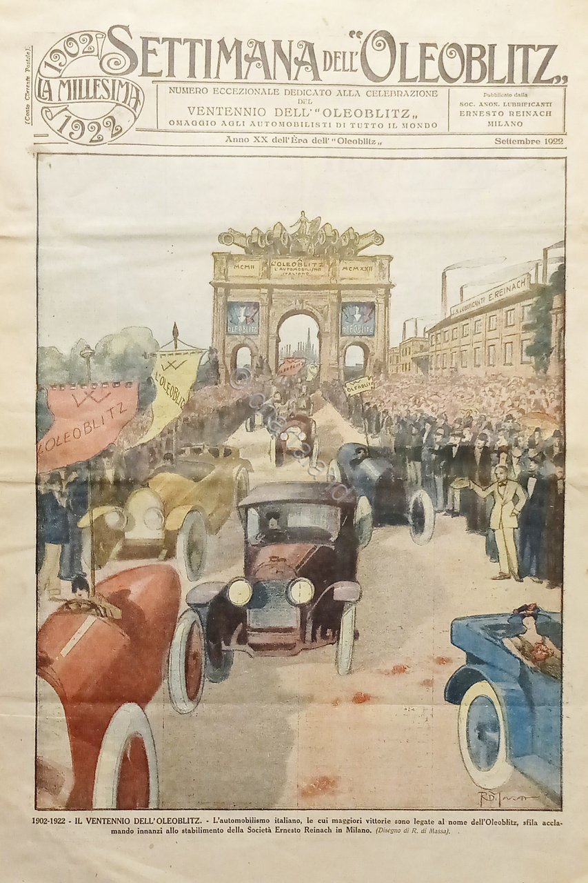 Settimana dell'Oleoblitz - Numero Unico dedicato a Ventennio dell'Oleoblitz 1922