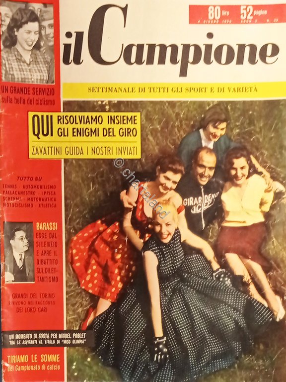 Settimanale - Il Campione N. 23 - Ciclista Miguel Poblet …