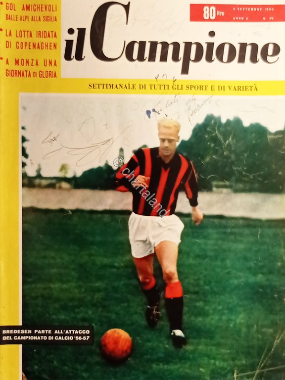 Settimanale - Il Campione N. 36 - Per Bredesen - …