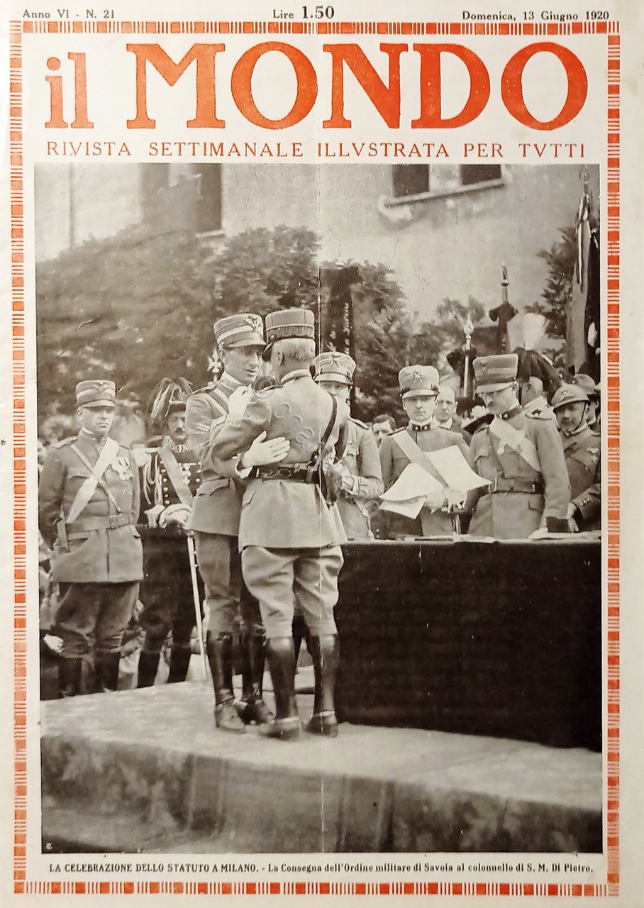 Settimanale - Il Mondo N. 21 - La Celebrazione dello …