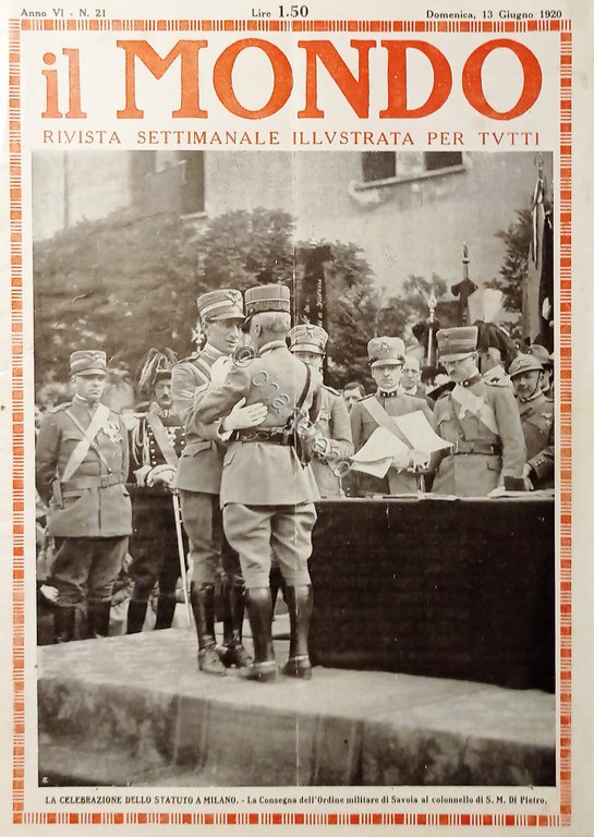 Settimanale - Il Mondo N. 21 - La Celebrazione dello …