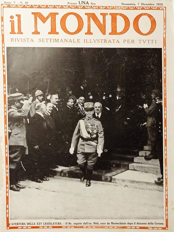 Settimanale - Il Mondo N. 49 - L'Apertura della XXV …