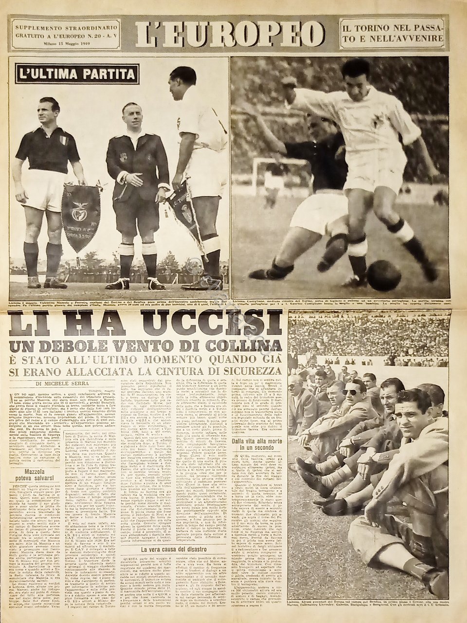 Settimanale - L'Europeo N. 20 - Il Torino nel passato …
