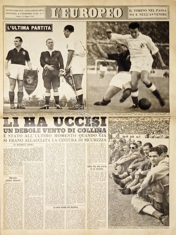 Settimanale - L'Europeo N. 20 - Il Torino nel passato …