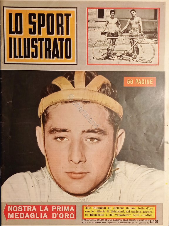 Settimanale - Lo Sport Illustrato N. 35 - Ciclista Sante … | Immagine Gallery 1