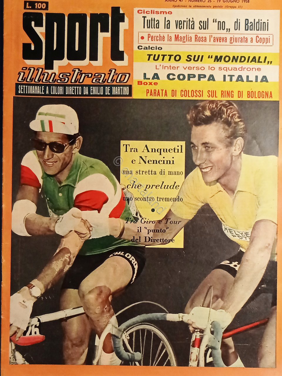 Settimanale - Sport Illustrato N. 25 - Tra Anquetil e …