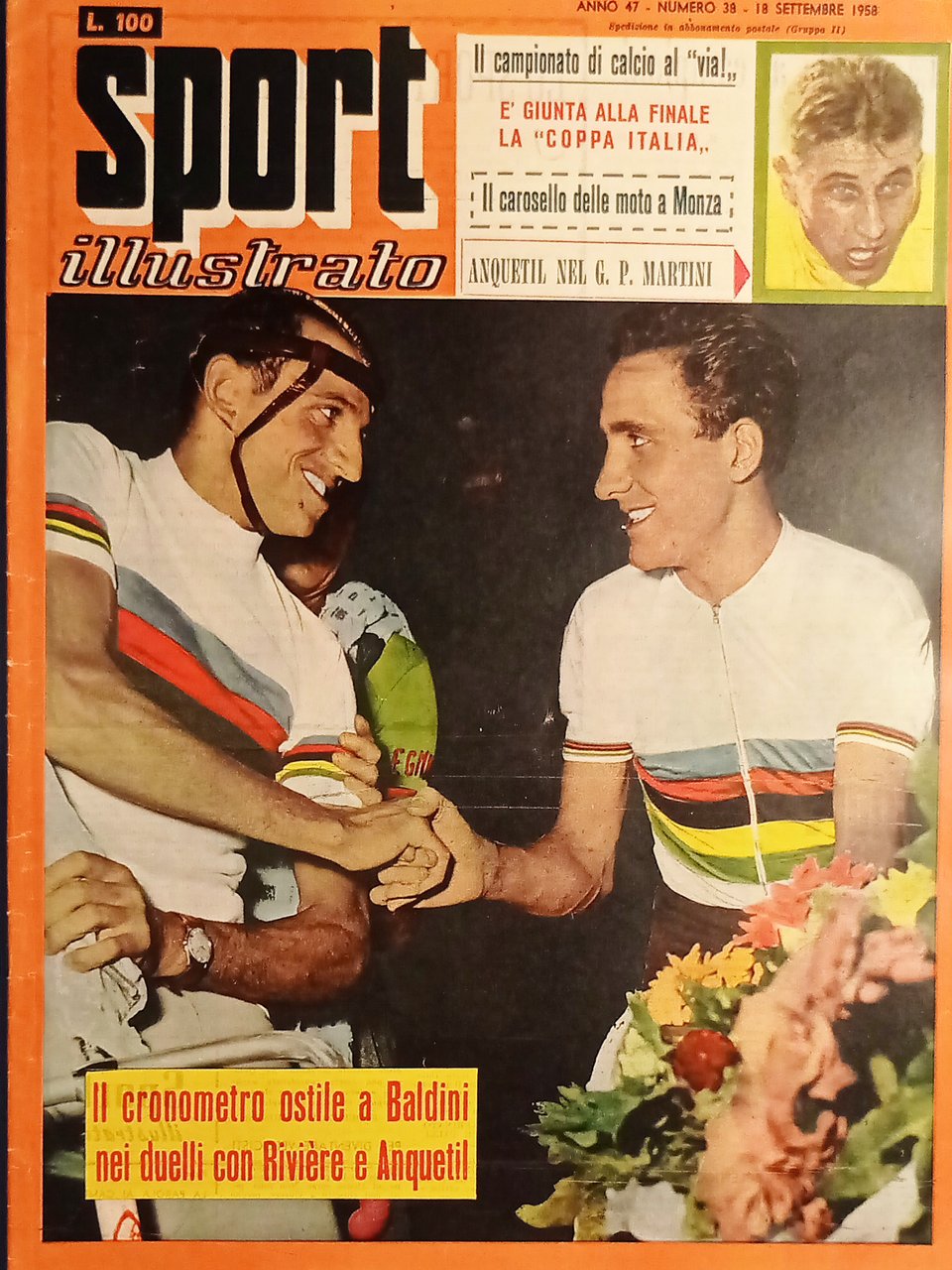 Settimanale - Sport Illustrato N. 38 - Ercole Baldini e …